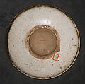 Dish, Clay; painted and glazed