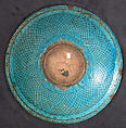 Dish, Clay, painted and glazed