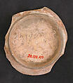 Fragment of a Bowl, Stonepaste; underglaze painted