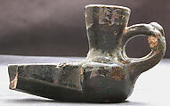 Lamp, Earthenware; glazed