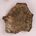 Fragment of a Bowl, Stonepaste; underglaze painted