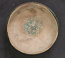 Bowl, Stonepaste; overglaze painted and gilded (lajvardina)