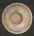 Bowl, Stonepaste; overglaze painted (mina'i)