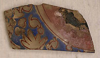 Fragments of Lamp, Glass; enameled