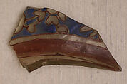 Fragments of Lamp, Glass; enameled