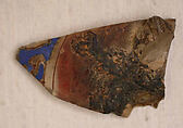 Fragments of Lamp, Glass; enameled