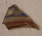 Fragments of Lamp, Glass; enameled