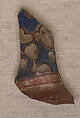 Fragments of Lamp, Glass; enameled