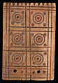 Ornament or Carding Comb, Bone; incised and inlaid with paint