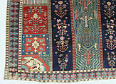 Garden Carpet, Cotton (warp and weft), wool (pile); symmetrically knotted pile