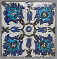 Tile Panel, Stonepaste; underglaze painted