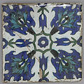 Tile Panel, Stonepaste; underglaze painted