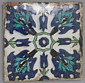 Tile Panel, Stonepaste; underglaze painted