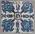 Tile Panel, Stonepaste; underglaze painted