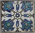 Tile Panel, Stonepaste; underglaze painted