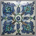 Tile Panel, Stonepaste; underglaze painted