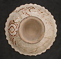 Footed Bowl (Tazza), Stonepaste; luster-painted