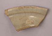 Fragments of Ceramics with Opacified Glaze, Earthenware; glazed