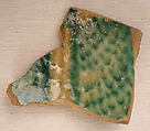 Fragments of Splashed Ceramic, Earthenware; painted on opaque white glaze (some fragments only)