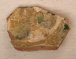 Fragments of Splashed Ceramic, Earthenware; painted on opaque white glaze (some fragments only)