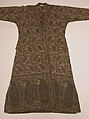 Man's Coat (Choga), Wool, metal wrapped thread; double interlocking twill tapestry weave, applied decorative braid