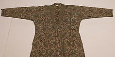 Man's Coat (Choga), Wool, metal wrapped thread; double interlocking twill tapestry weave, applied decorative braid