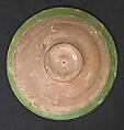 Plate, Earthenware; glazed