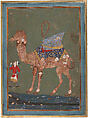 Composite Camel with Attendant, Opaque watercolor and ink on paper