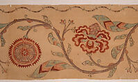 Textile Fragment, Cotton; painted