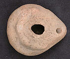 Lamp, Earthenware; molded