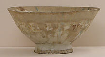 Bowl, Stonepaste; pierced, glazed