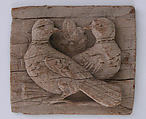 Panel with Birds, Wood; carved