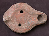 Lamp, Earthenware; molded