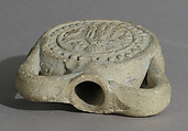 Ampulla (Flask) of Saint Menas, Earthenware; molded