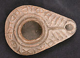 Lamp, Earhenware; molded