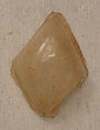 Shaped Inlay Pieces, Glass; mold blown and tooled