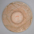 Bowl, Earthenware; glazed and slip-painted, incised