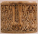 Cylindrical Box (Pyxis), Ivory; carved