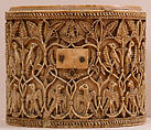 Cylindrical Box (Pyxis), Ivory; carved