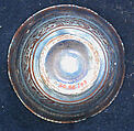 Cup, Stonepaste; luster-painted on opaque white glaze
