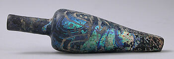 Bottle, Glass; cut