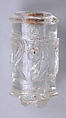 Crystal Flask, Rock crystal; carved