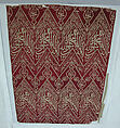 Fragmentary Cenotaph Cover with Qur'anic Calligraphy, Silk; lampas