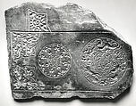 Pattern Block, Stone (slate); carved