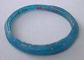 Bracelet, Glass; tooled