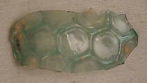Glass Fragment, Glass; mold and optic blown