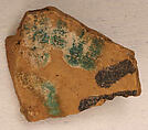 Ceramic Fragment, Earthenware; glazed