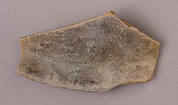 Ceramic Fragment, Earthenware; glazed