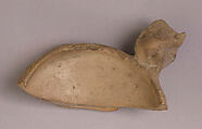 Ceramic Fragment, Earthenware; glazed