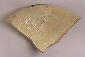 Ceramic Fragment, Earthenware; glazed